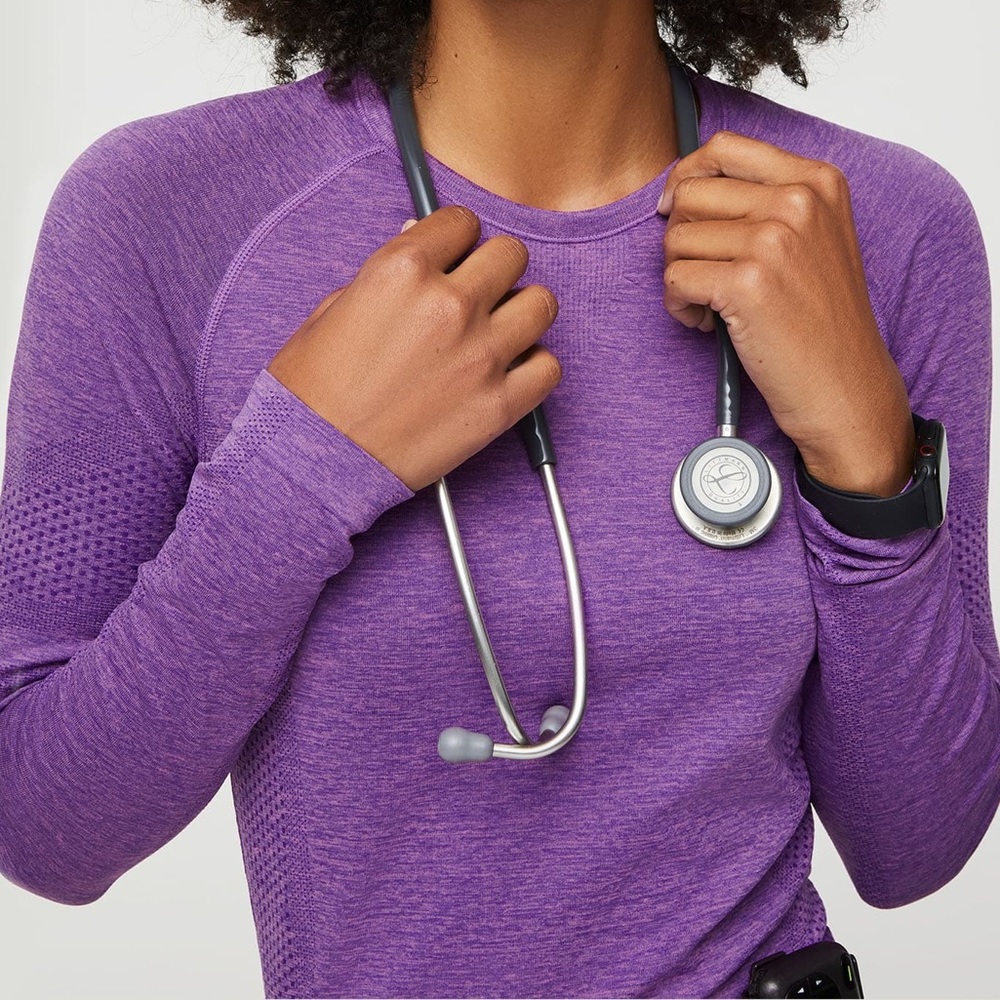 FIGS M Salta Underscrub Heathered Magic Purple